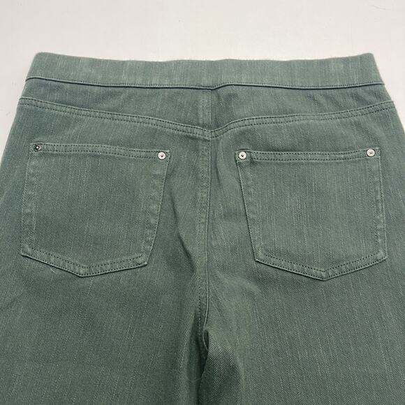 BELLE Women’s 8P Green Stretchy Pull On Jeans - Picture 2 of 4
